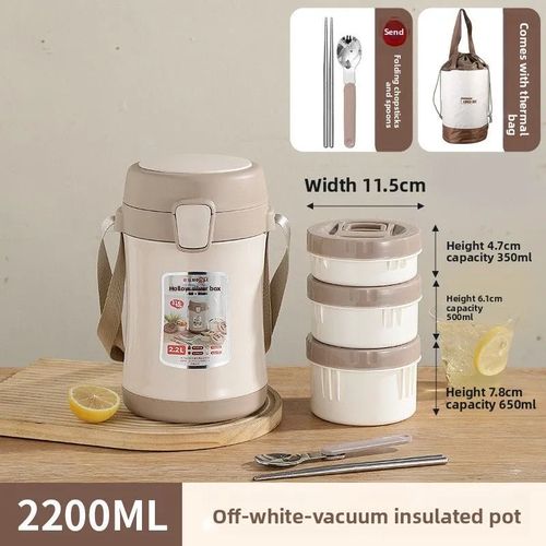 Portable Stainless Steel Vacuum Insulated Lunch Box