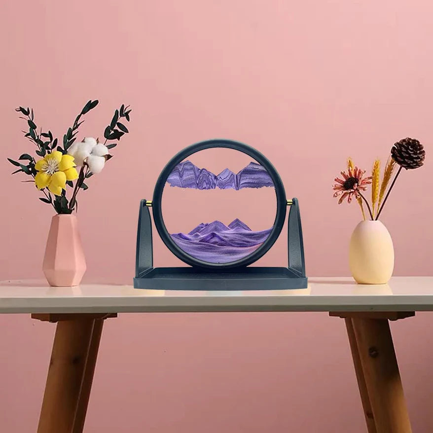 Sand Art Picture  3D glass