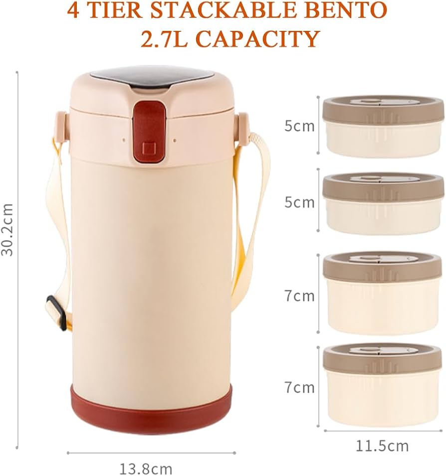 Portable Stainless Steel Vacuum Insulated Lunch Box
