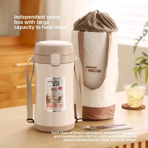 Portable Stainless Steel Vacuum Insulated Lunch Box