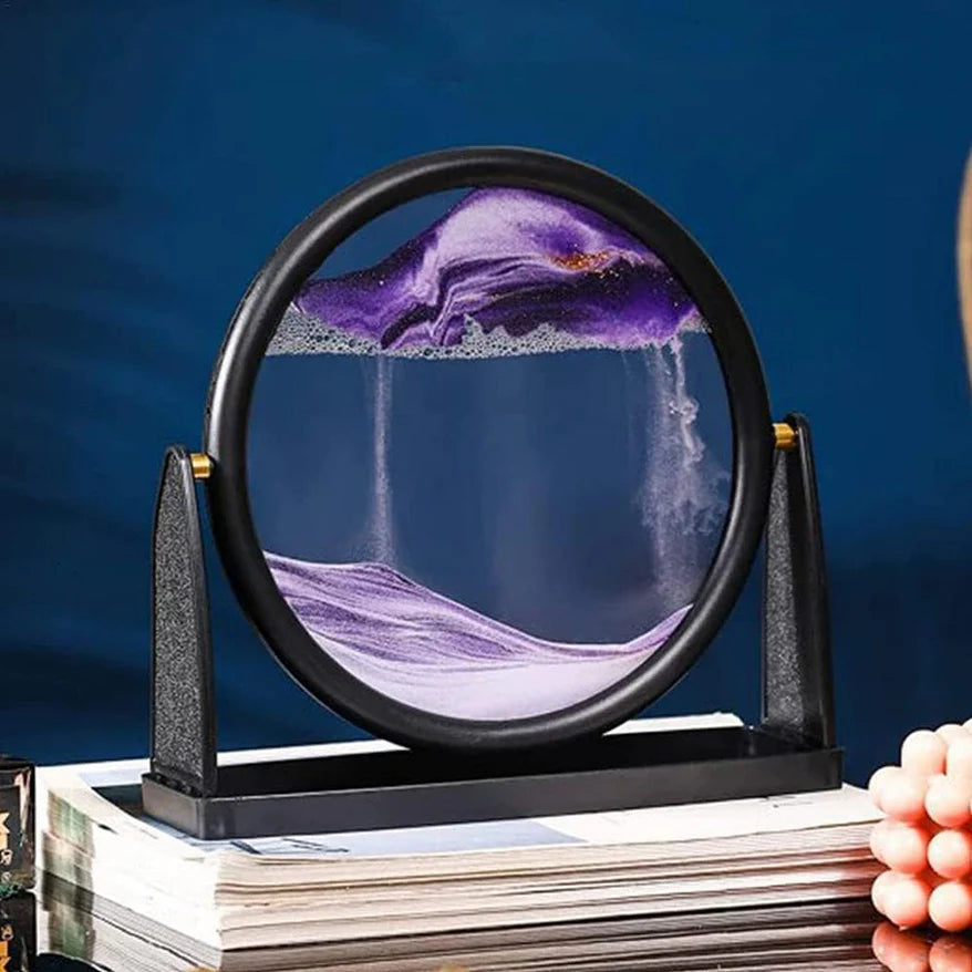 Sand Art Picture  3D glass